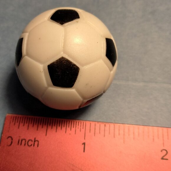 Foosball Table Soccer Ball Black White Engraved pattern Football toy - Picture 2 of 2